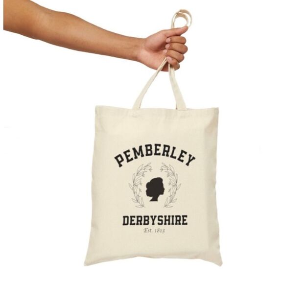 Pemberley Derbyshire Pride and Prejudice Tote - Picture 2 of 8